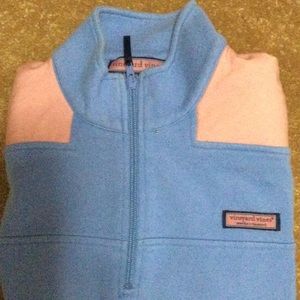 Blue and pink Vineyard Vines Shep & Ian cozy top